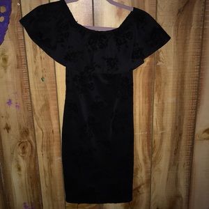 French atmosphere mini slim dress